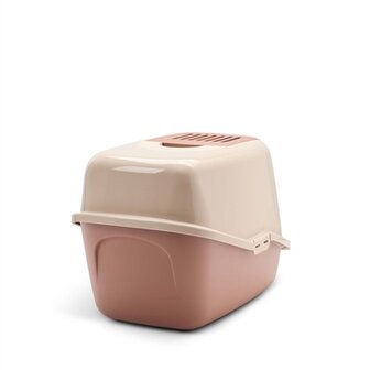 Savic kattenbak nestor champagne roze / terracotta