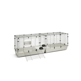 Savic clubix 200 knaagdierkooi zwart / lichtgrijs