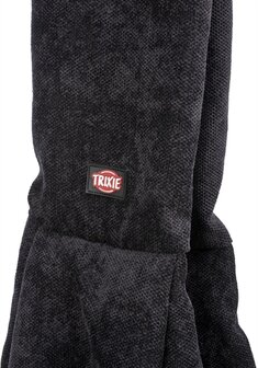 Trixie hondentas buikdrager soft zwart / grijs