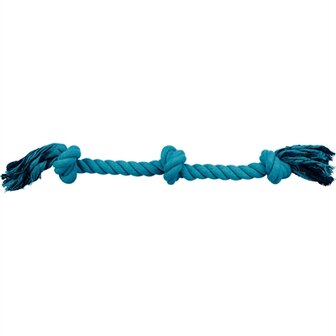 Trixie flostouw 3 knoop blauw