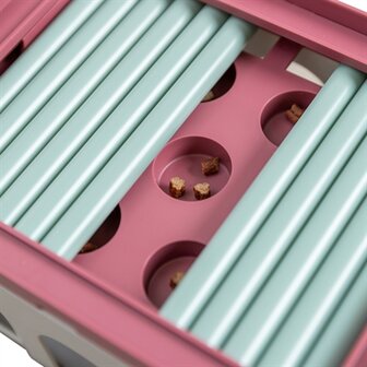 Trixie cat activity rod box wit / bordeaux