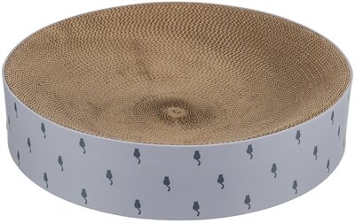 Trixie krabmand lilly karton catnip lichtgrijs