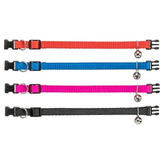 Trixie halsband kat nylon assorti