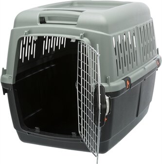 Trixie be eco gerecycled vervoersbox giona grijs / antraciet