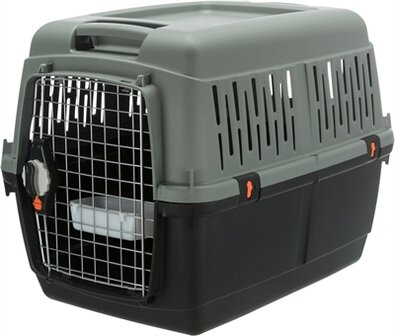 Trixie be eco gerecycled vervoersbox giona grijs / antraciet