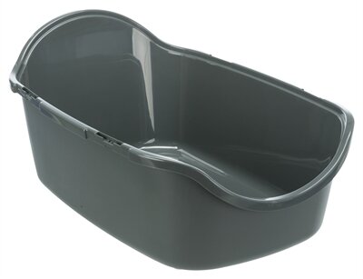 Trixie be eco gerecycled kattenbak vico met kap antraciet/groen