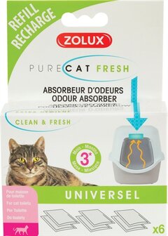 Zolux clean &amp; fresh universeel filter kattenbak