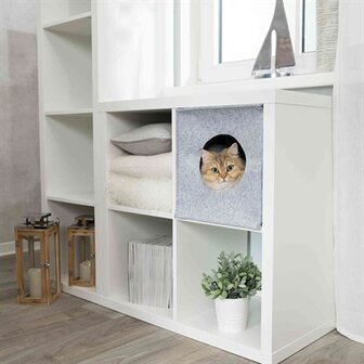 Trixie kattenmand iglo anton grijs