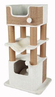Trixie krabpaal lucano wit / taupe