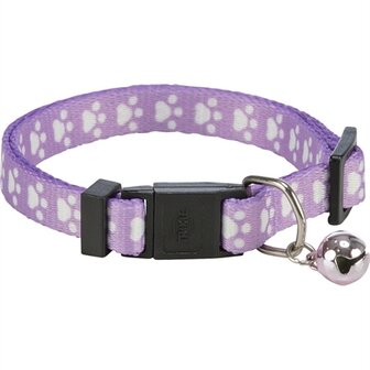 Trixie halsband kat print poot elastisch assorti