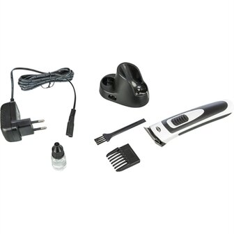 Trixie tondeuse set tr500 slim draadloos wit / zwart
