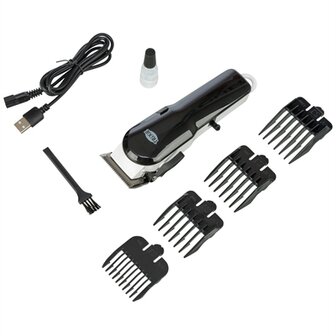 Trixie tondeuse set tr1200 draadloos wit / zwart