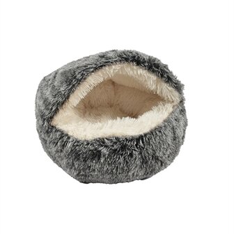 Croci kattenmand iglo gemeleerd zwart / wit