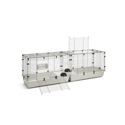 Savic clubix 200 knaagdierkooi zwart / lichtgrijs