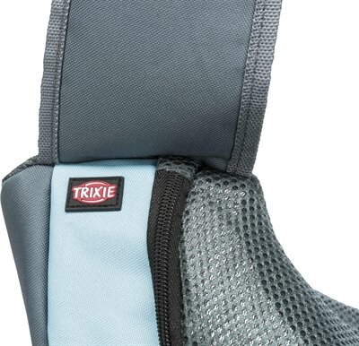 Trixie buikdrager sling draagtas lichtgrijs / lichtblauw