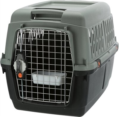 Trixie be eco gerecycled vervoersbox giona grijs / antraciet
