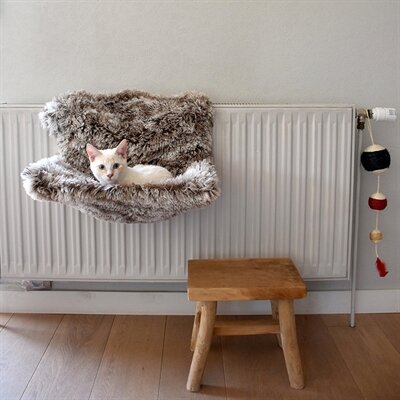 Croci radiatorhangmat gemeleerd beige