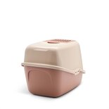 Savic kattenbak nestor champagne roze / terracotta