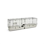 Savic clubix 200 knaagdierkooi zwart / lichtgrijs