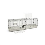 Savic clubix 200 knaagdierkooi zwart / lichtgrijs