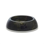 Savic voerbak delice 2 marble zwart / goud