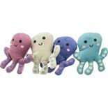 Trixie octopus pluche met catnip assorti