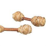 Trixie set halters van schorshout / gras