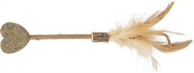 Trixie matatabi lolly hart catnip kattenspeelgoed met veren