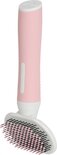 Zolux anah slickerborstel soft roze / wit