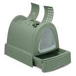 Imac kattenbak zuma 2nd life met schuiflade groen