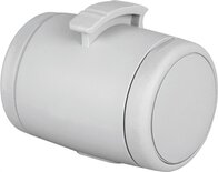 Flexi poepzak / snackbox lichtgrijs
