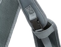 Trixie buikdrager sling draagtas lichtgrijs / lichtblauw