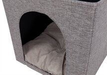 Trixie kattenmand iglo ella grijs
