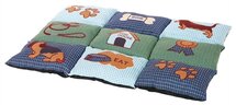 Trixie hondenkussen patchwork blauw / groen
