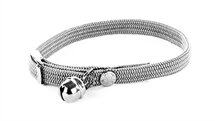 Martin halsband kat elastisch nylon grijs