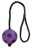 Trixie sportbal aan touw schuimrubber drijvend assorti
