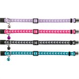 Trixie halsband kat print poot elastisch assorti