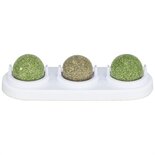Trixie speelballen matatabi en catnip met houder