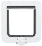 Trixie 4-weg kattenluik inclusief tunnelstuk zwart