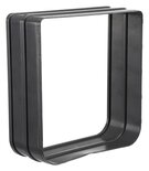 Trixie tunnelstuk voor 4-weg kattenluik 20x22 cm zwart
