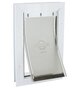 Petsafe hondenluik tot 7 kg aluminium wit