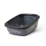 Savic kattenbak aseo jumbo marble grijs / zwart