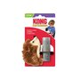 Kong egel met catnip bruin