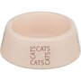 Trixie voerbak / drinkbak kat cats keramiek roze