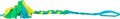 Trixie bungee hondenspeelgoed trektouw polyester