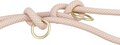 Trixie soft rope hondenriem verstelbaar roze / licht roze