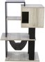 Trixie citystyle krabpaal grijs / zwart