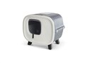 Savic kattenbak mira deluxe antraciet / wit
