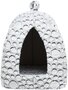 Trixie kattenmand iglo mila pluche wit / grijs