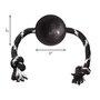 Kong extreme bal met touw zwart / wit